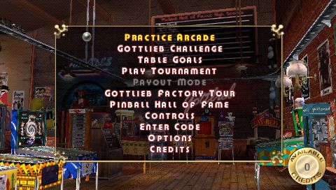 Pinball Hall of Fame screenshot 4 for PSP